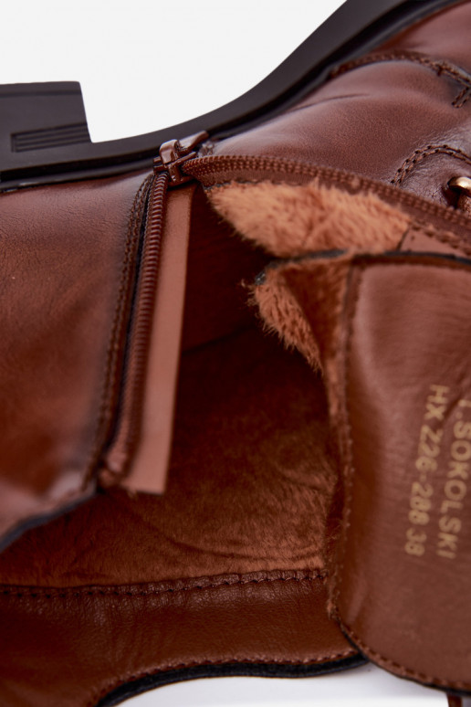 Peau réchauffer Bottes Klocke T.Sokolski Z26-288 marron