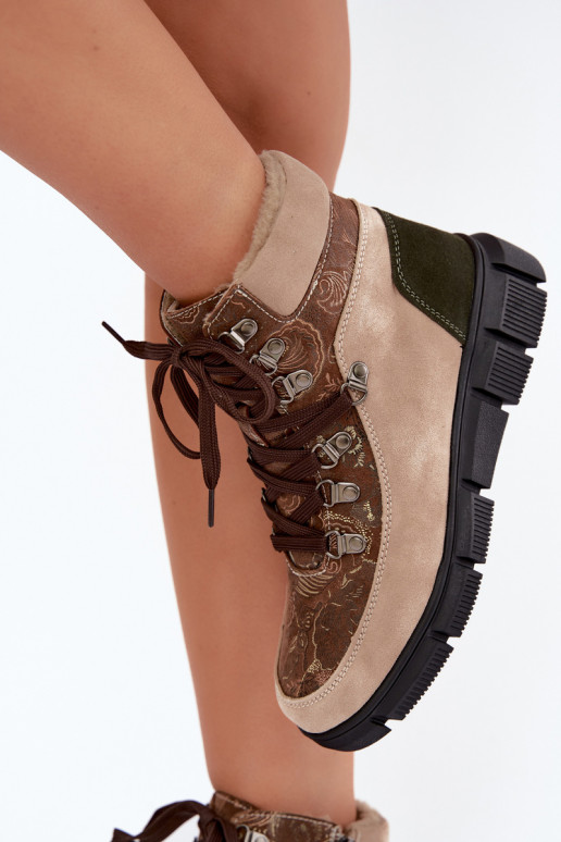 en daim Peau Bottes chaussures Féminin réchauffer beige DANSanelia