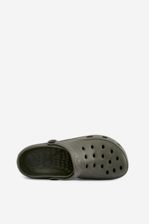 Chaussons légers pour hommes kaki Adriah