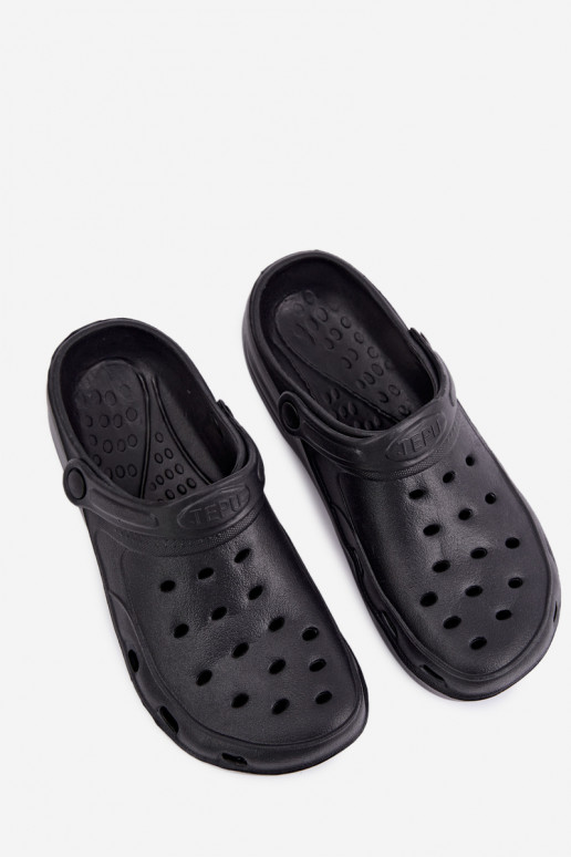 Chaussons légers pour hommes noirs Adriah