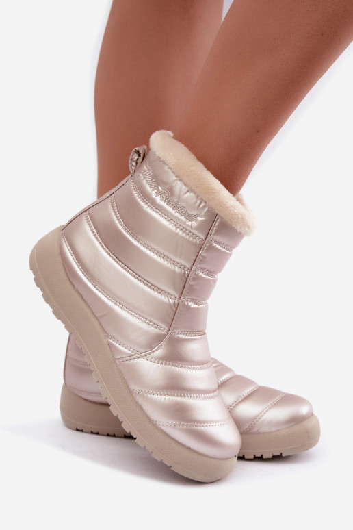 Bottines isolées pour femmes en couleur sable Mezyss