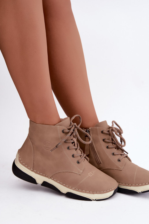 Bottines pour femmes isolées, couleur sable Lerissa