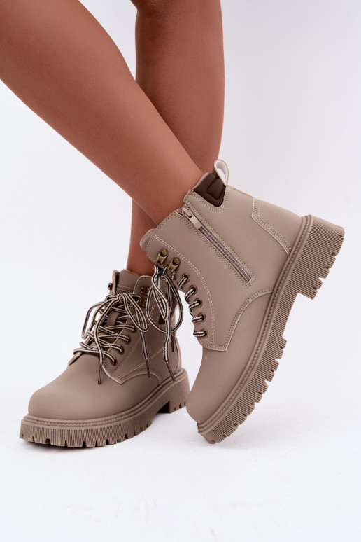 Chaussures pour femmes isolées, couleur sable Sarvella