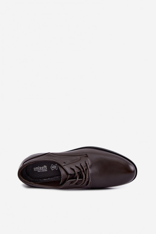 Chaussures pour hommes élégantes, marron foncé Calven