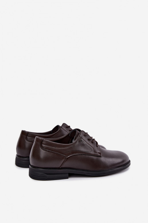 Chaussures pour hommes élégantes, marron foncé Calven