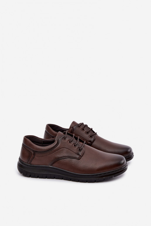 Chaussures pour hommes marron foncé Varell