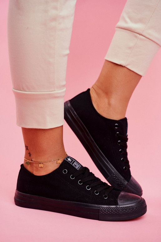 Chaussures décontractées classiques pour femmes noires Ecoma