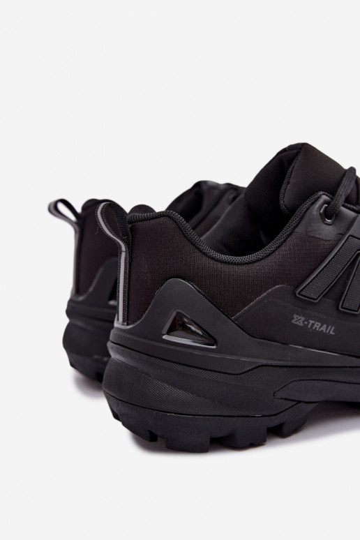 Bottes de plein air imperméables pour hommes Brent noires