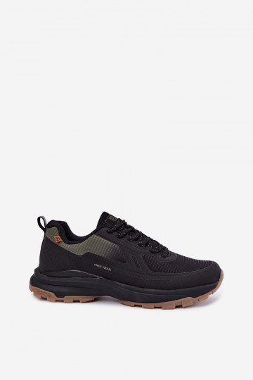 Chaussures de style sportif pour hommes Trekas vert-noir CarroĮ 2