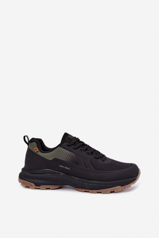 Chaussures de style sportif pour hommes Trekas vert-noir CarroĮ