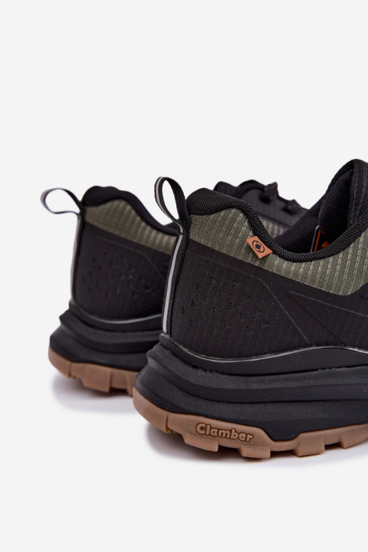 Chaussures de style sportif pour hommes Trekas vert-noir CarroĮ