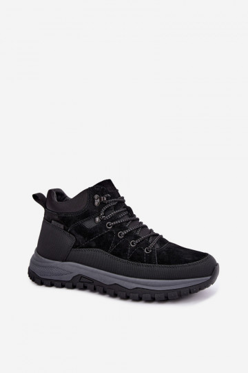 Bottes isolées en daim pour hommes Big Star UU174246 noires