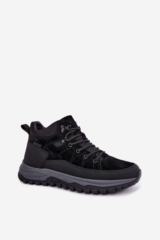 Bottes isolées en daim pour hommes Big Star UU174246 noires
