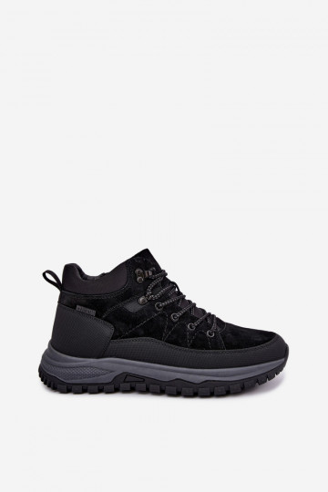 Bottes isolées en daim pour hommes Big Star UU174246 noires 2