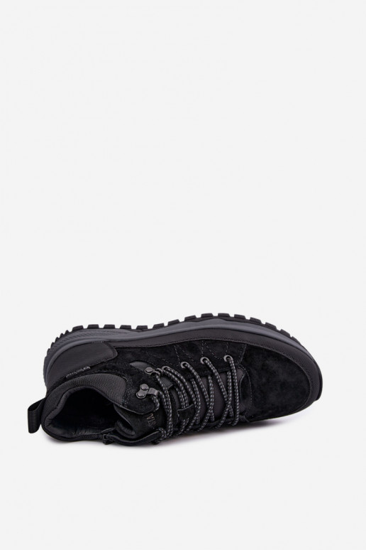 Bottes isolées en daim pour hommes Big Star UU174246 noires