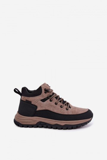 Bottes isolées en daim pour hommes Big Star UU174247 beiges 2