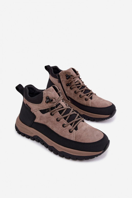 Bottes isolées en daim pour hommes Big Star UU174247 beiges