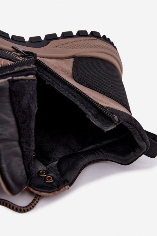 Bottes isolées en daim pour hommes Big Star UU174247 beiges