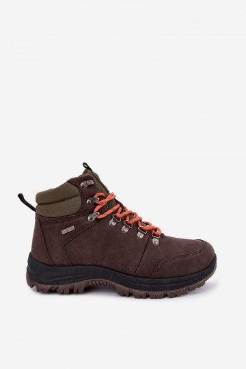 Bottes de randonnée pour hommes Big Star UU174195 HI-Poly System marron foncé 2