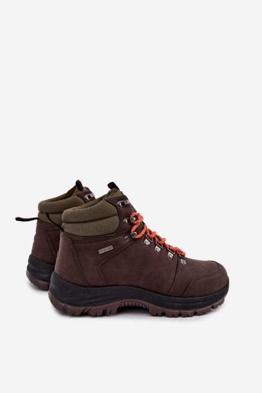Bottes de randonnée pour hommes Big Star UU174195 HI-Poly System marron foncé
