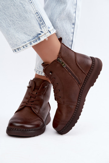 Bottines chaudes pour femmes Vinceza 107249 marron 2