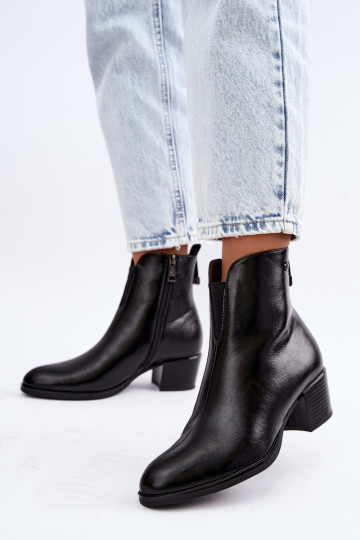 Bottines isolées Klocke Vinceza 58654 en couleur noire 2