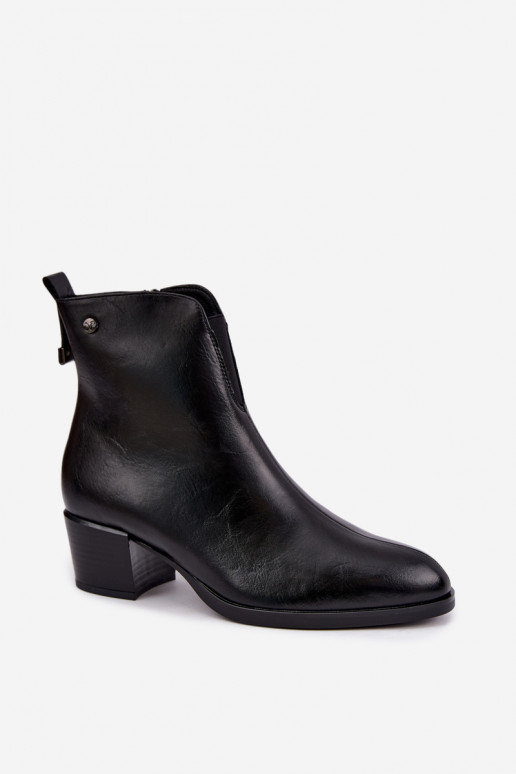 Bottines isolées Klocke Vinceza 58654 en couleur noire