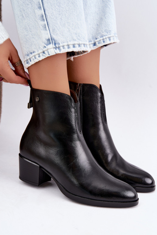 Bottines isolées Klocke Vinceza 58654 en couleur noire