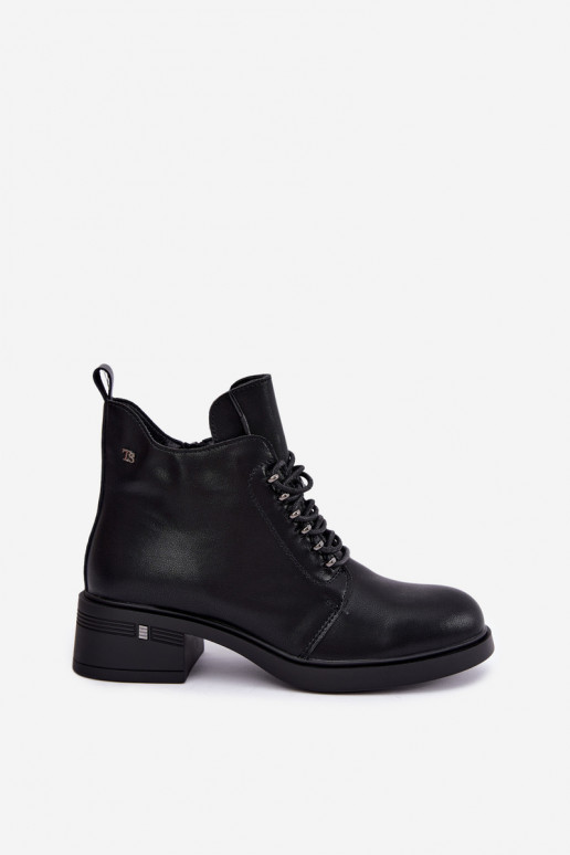 Bottines isolées en simili cuir Klocke T.Sokolski Z26-288 noires