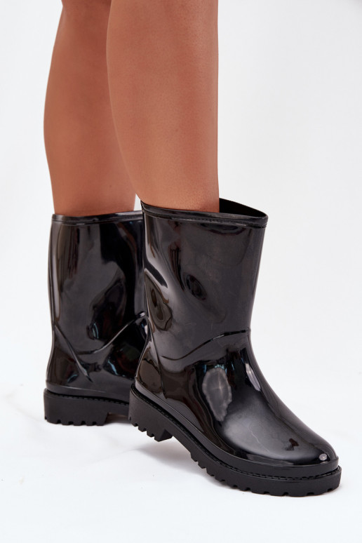 Bottes en caoutchouc pour femmes en noir Elvara