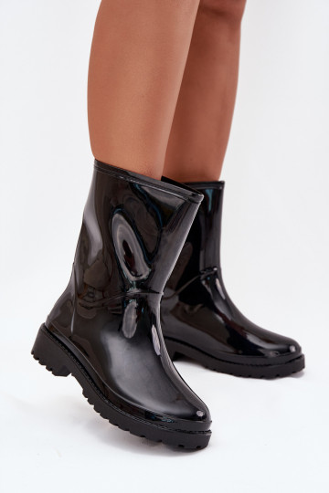 Bottes en caoutchouc pour femmes en noir Elvara 2
