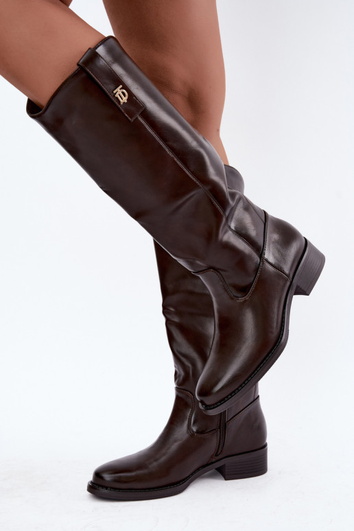 Bottes hautes chaudes CzekoladoĮe Ilorelia