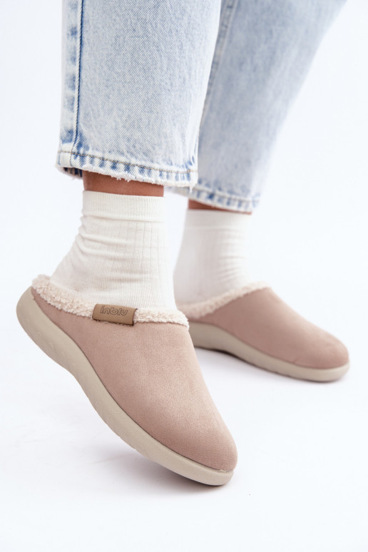 Chaussons pour femmes avec isolation Inblu ET000042 sable
