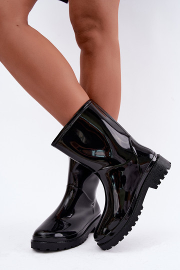 Bottes en caoutchouc pour femmes en noir Elvara 2