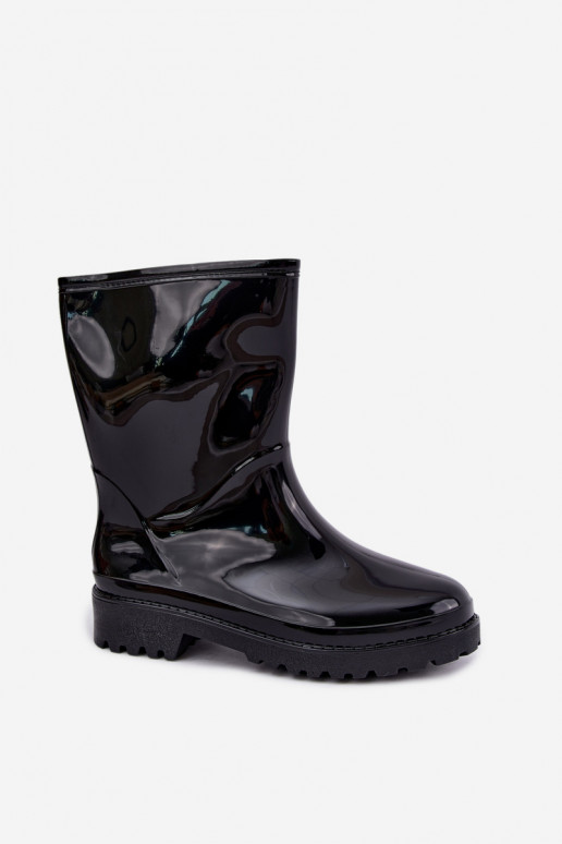 Bottes en caoutchouc pour femmes en noir Elvara