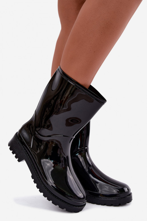 Bottes en caoutchouc pour femmes en noir Elvara