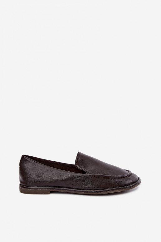 Mocassins pour femmes en couleur chocolat Mireliah
