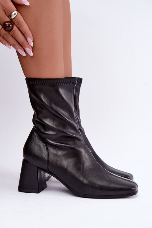 Bottines noires pour femmes Veradis