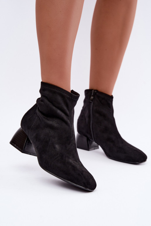 Bottines noires Klocke Estellea