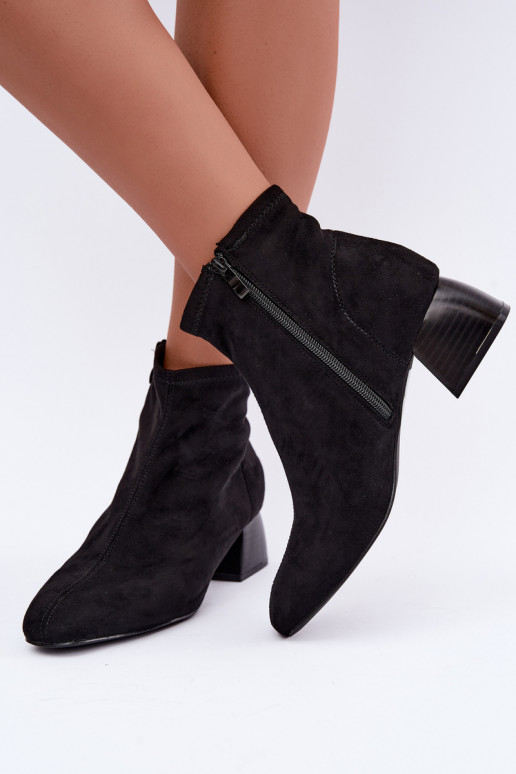 Bottines noires Klocke Estellea