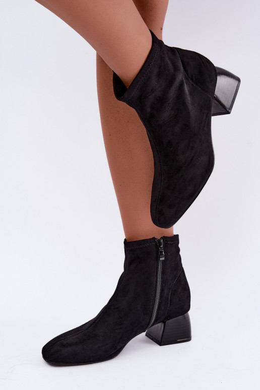 Bottines noires Klocke Estellea