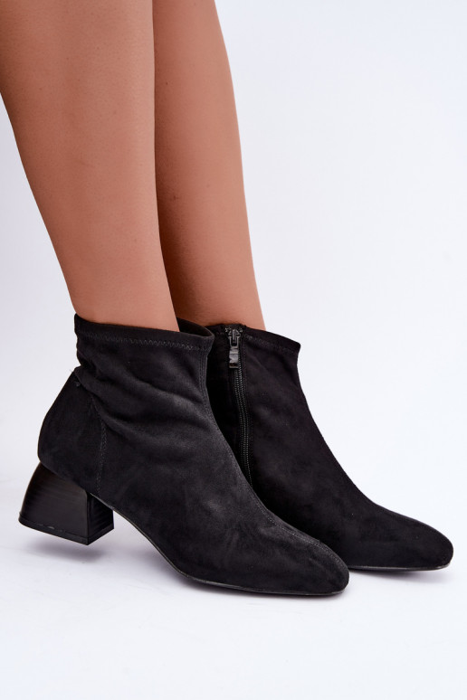 Bottines noires Klocke Estellea