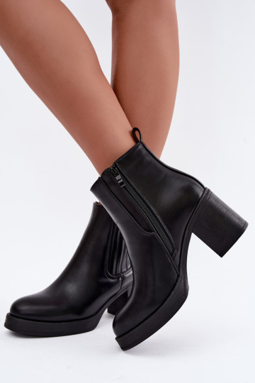 Gisandra bottines chaudes couleur noire