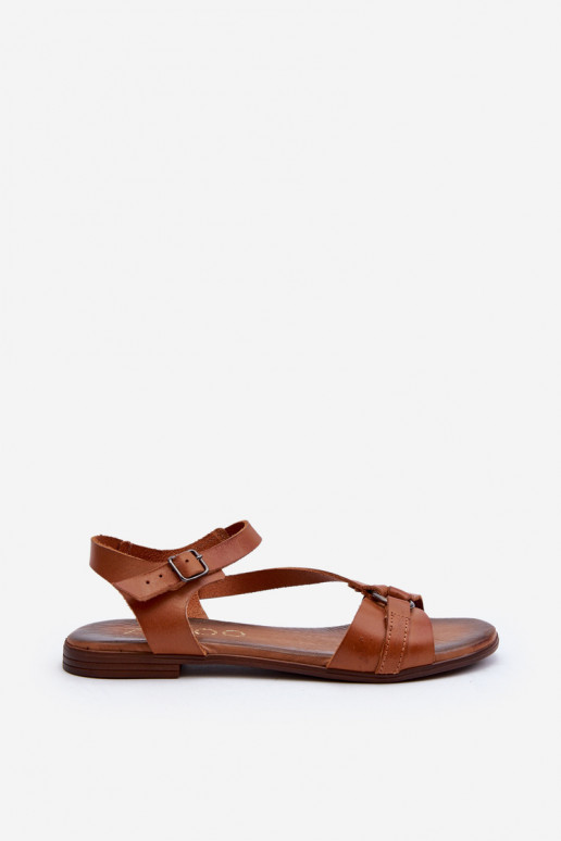 Sandales brunes pour femmes Zazoo 40182