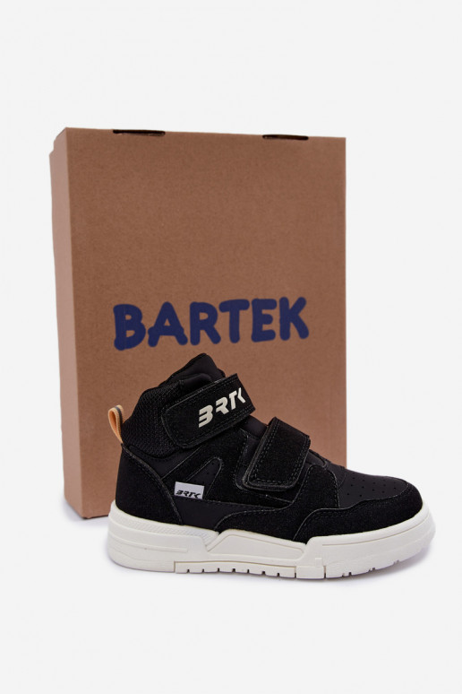 Baskets pour garçons Bartek 8800011 en noir
