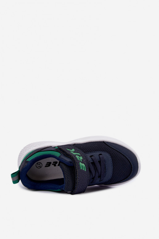 Chaussures de sport pour garçons Bartek 8700317 en bleu foncé