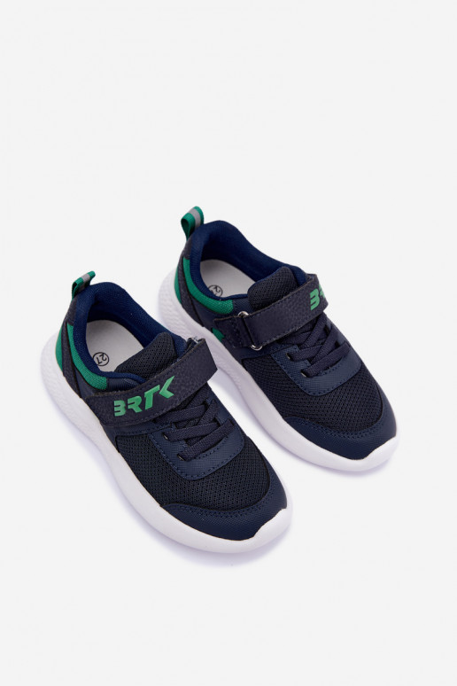 Chaussures de sport pour garçons Bartek 8700317 en bleu foncé