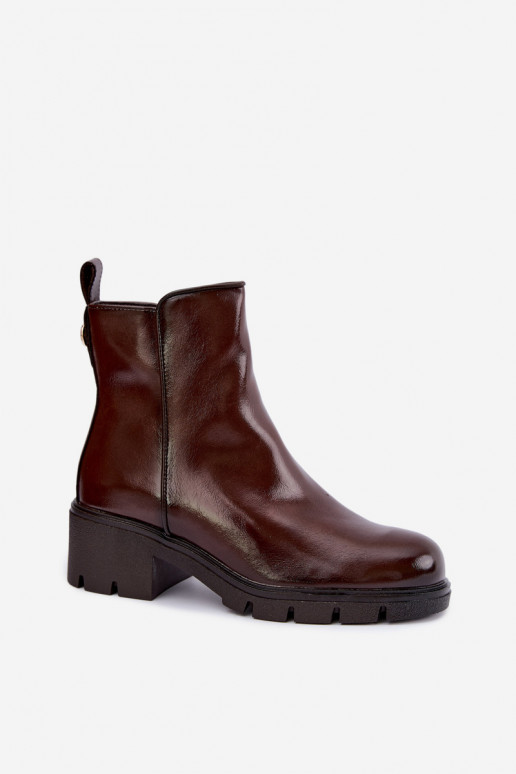 Bottines isolées Klocke marron foncé Iserine