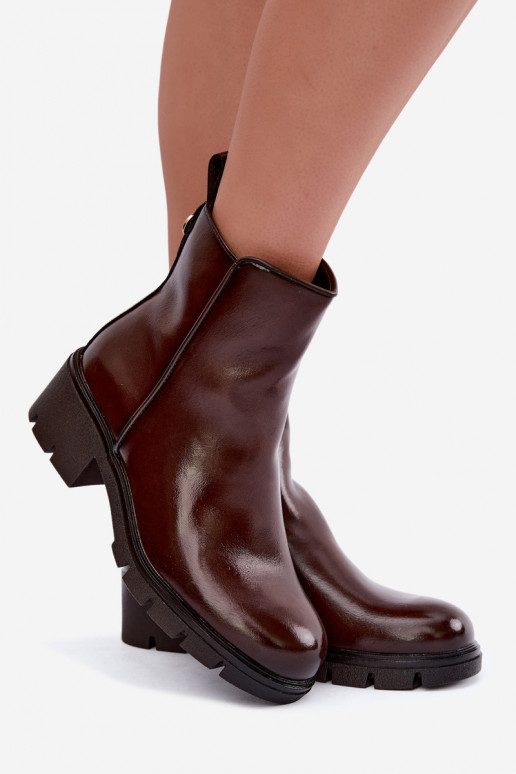 Bottines isolées Klocke marron foncé Iserine