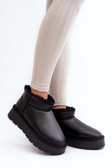 Bottes de neige noires pour femmes avec plateforme Loreley 2